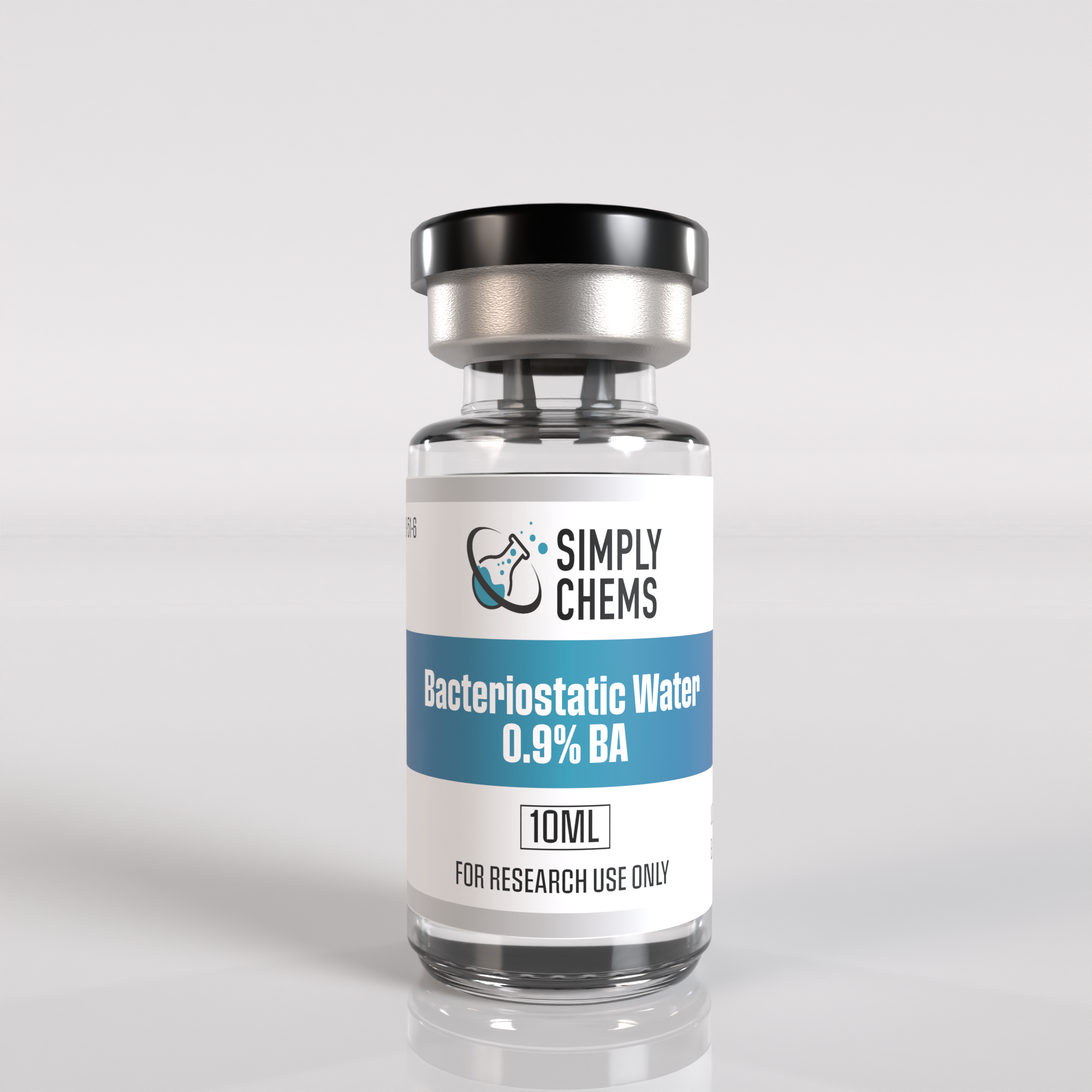 Bacteriostatic Water 0.9% BA 10ML-01 mockup BAC Water | 10mL - Image 1